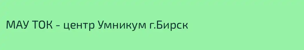 МАУ ТОК - центр Умникум г.Бирск